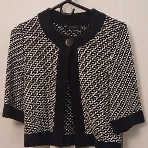Banana Republic Black and White Cardigan